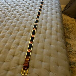 Stylish Auburn University Belt with Gold Buckle